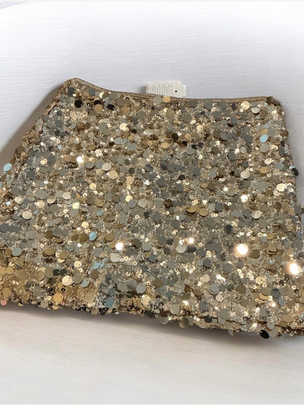 art class Metallic Gold Sequin Skirt